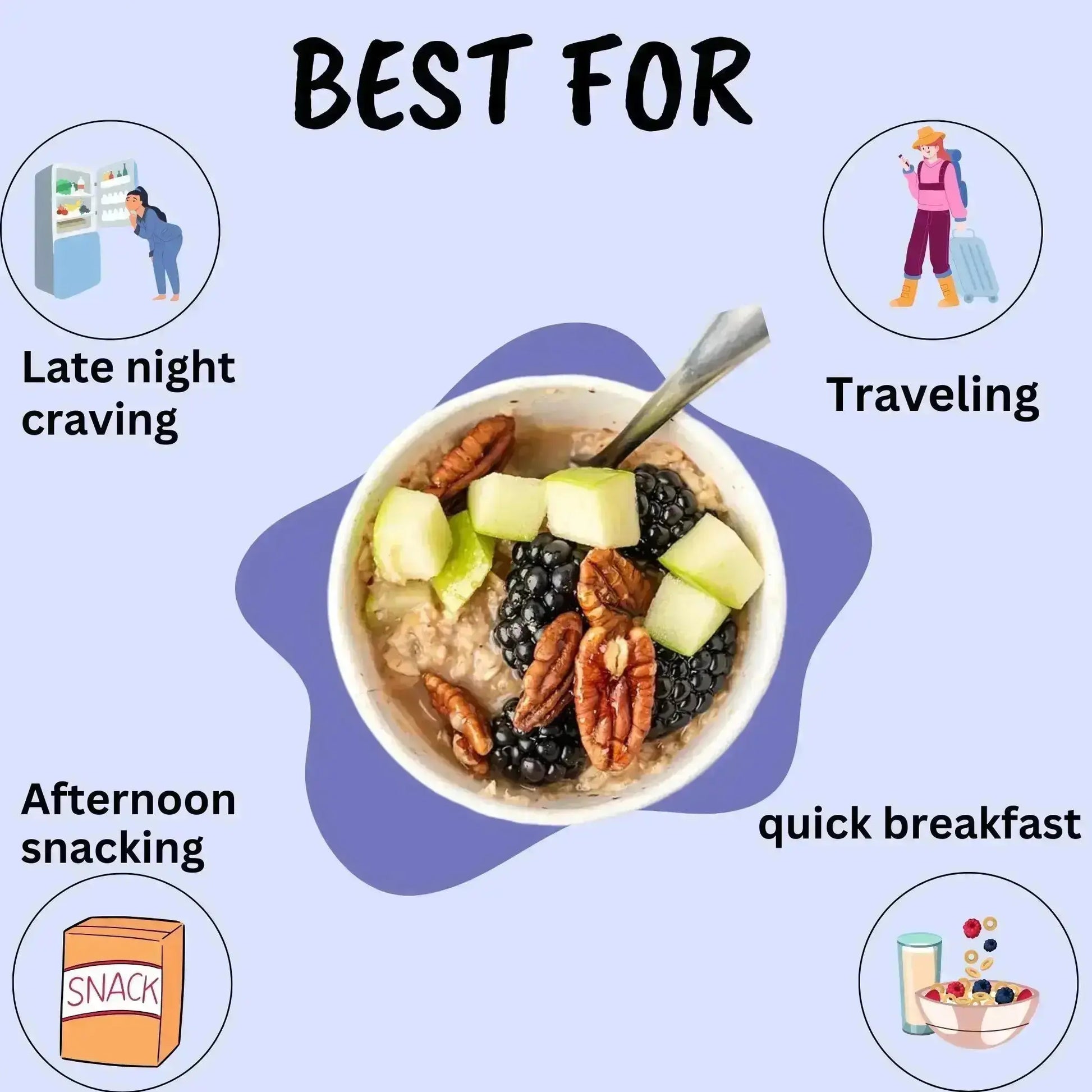 Assorted high protein Oatmeal (Pack Of 6) My Store