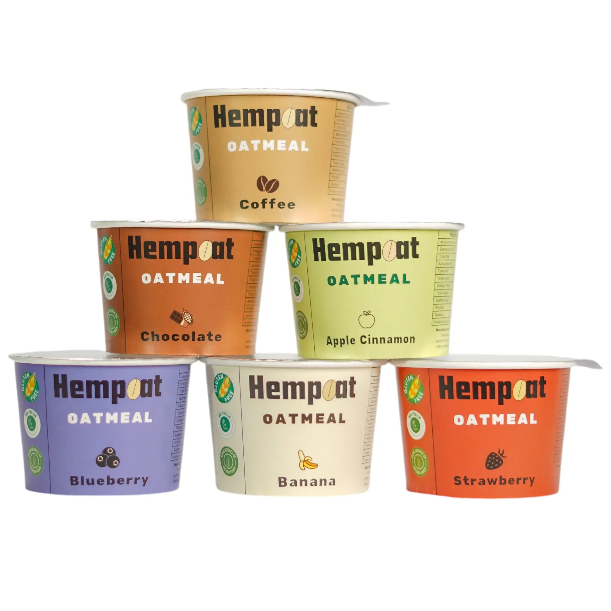 Assorted high protein Oatmeal (Pack Of 6) My Store
